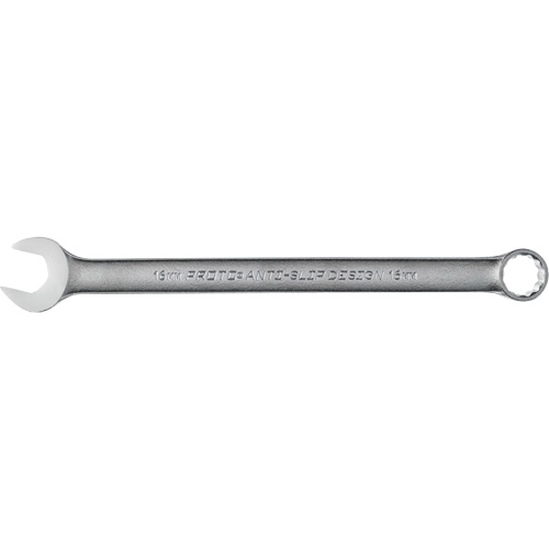 Combination Wrench, 12 Point, 16 mm, Satin Finish Brunswick Fyr & Safety