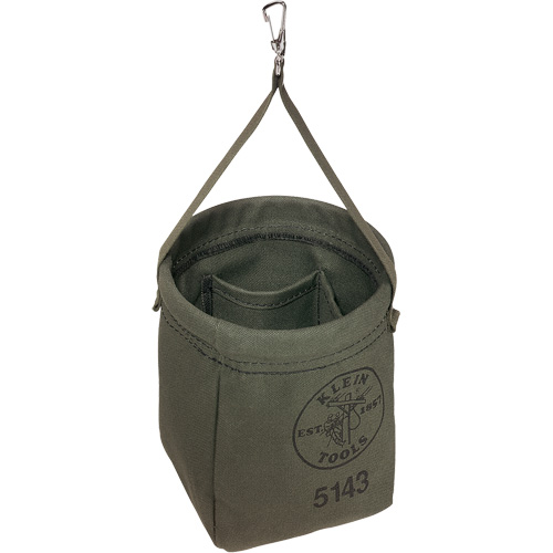 Sac &agrave; fond conique, 8" h, Toile, Gris Brunswick Fyr & Safety