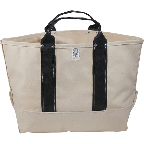 Sac &agrave; outils robuste de 17", Toile, 1 pochettes, Beige/Noir Brunswick Fyr & Safety