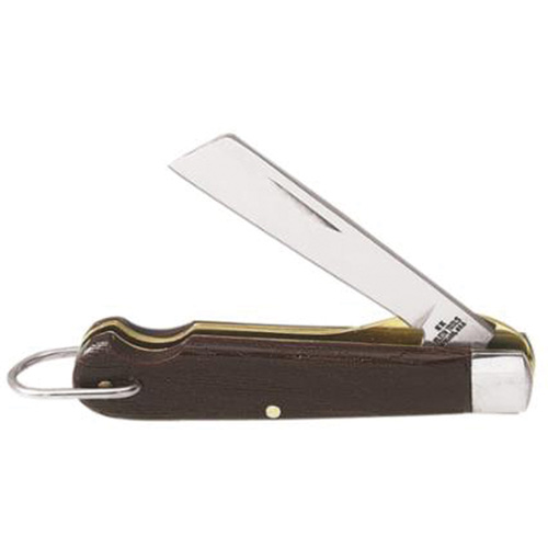 Couteau de poche avec lame &agrave; chantourner, 2-1/4" lame, lame en Acier inoxydable, poign&eacute;e en Plastique Brunswick Fyr & Safety