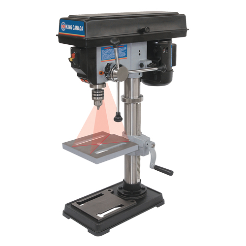 Drill Presses With Laser, 10", 1/2" Chuck, 3050 RPM Brunswick Fyr & Safety