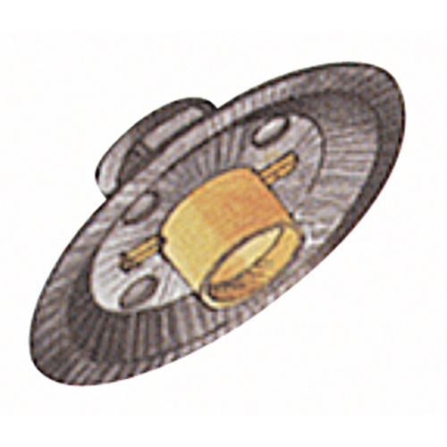 A24N Fast Grinding Wheel, 6" x 1/4", 7/8" Arbor, Aluminum Oxide, Type 27 Brunswick Fyr & Safety