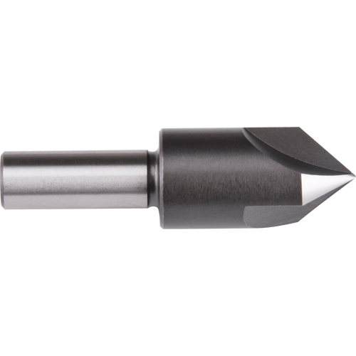 Straight Shank Countersink, 3/8", High Speed Steel, 60° Angle, 3 Flutes Brunswick Fyr & Safety