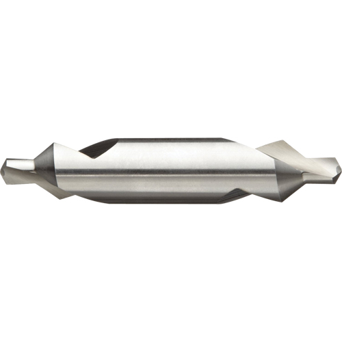 Combined Drill & Countersink, #3, 0.1094" Small Diameter, 1/4" Large Diameter, High Speed Steel Brunswick Fyr & Safety