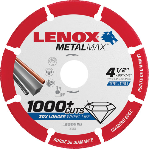 Metalmax Circular Saw Blades, 4-1/2", Metal/Non-Ferrous Use Brunswick Fyr & Safety