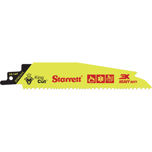 Lame de scie alternative King Cut, Bim&eacute;tal, 10-14 Dents par pouce, 12" lo x 1" la Brunswick Fyr & Safety