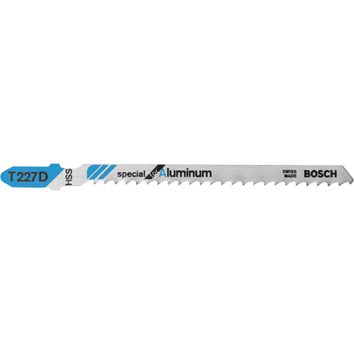Jigsaw Blades, High Speed Steel, T-Shank, 4" L, 8 TPI Brunswick Fyr & Safety