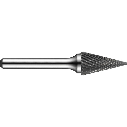 Double-Cut Rotary Burr, SM-50, 1/4" Dia., 1/4" Shank, 1/2" Depth of Cut Brunswick Fyr & Safety