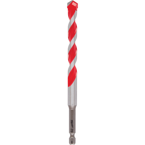 Foret &agrave; queue r&eacute;duite pour perceuse &agrave; percussion Shockwave, 7/16", Carbure, Cannelure 4" Brunswick Fyr & Safety