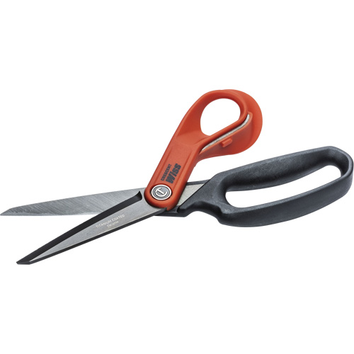 Heavy-Duty Titanium Coated Tradesman Shears, 10", Rings Handle Brunswick Fyr & Safety