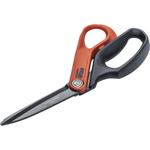 Cisaille pour ouvrier professionnel, 10", Poign&eacute;e Anneaux Brunswick Fyr & Safety