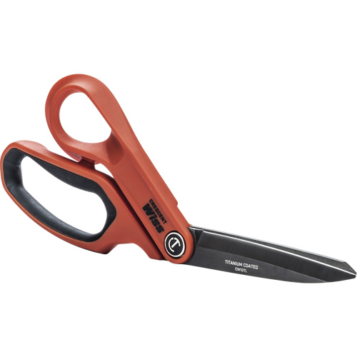 Tradesman Shears, 10", Rings Handle Brunswick Fyr & Safety