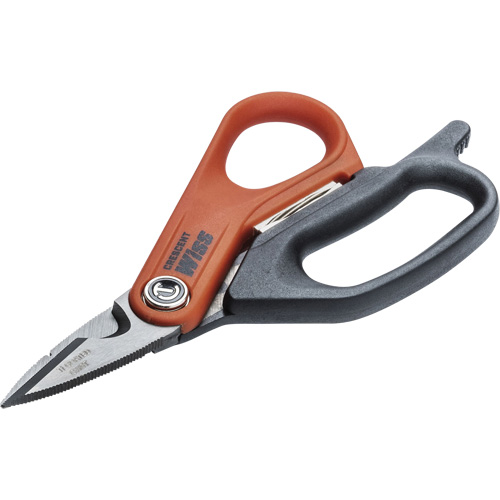 Electrician's Data Shears, 6", Rings Handle Brunswick Fyr & Safety