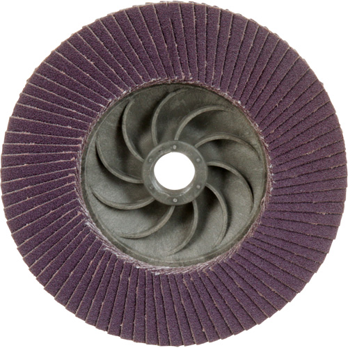 769F Quick Change Flap Disc, 4-1/2" x 5/8"-11, Type 27, 120+ Grit, Ceramic Brunswick Fyr & Safety