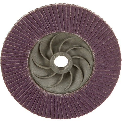 Disque &agrave; lamelles &agrave; changement rapide 769F, 4-1/2" x 5/8"-11, Type 29, Grain 120+, C&eacute;ramique Brunswick Fyr & Safety
