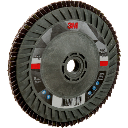 769F Quick Change Flap Disc, 5" x 5/8"-11, Type 27, 40+ Grit, Ceramic Brunswick Fyr & Safety