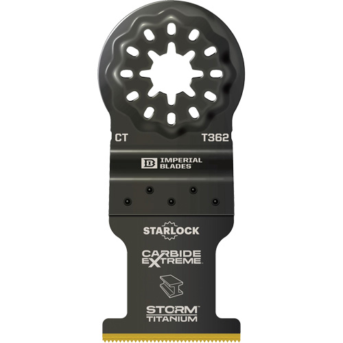 Lame en titane pour le m&eacute;tal Carbide Extreme Storm Starlock Brunswick Fyr & Safety
