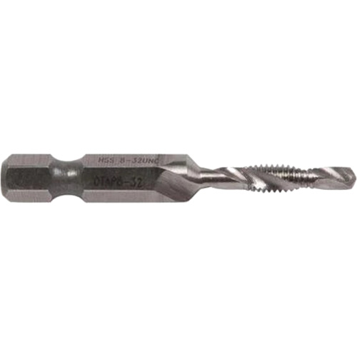 Drill/Tap Bit, #8, High Speed Steel Brunswick Fyr & Safety