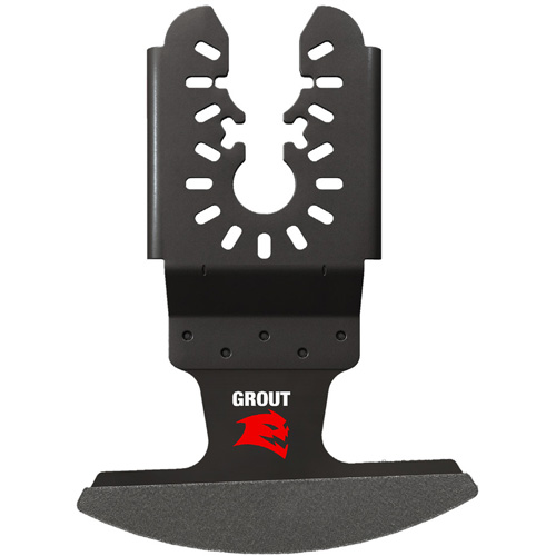 Lame oscillante au grain en diamant de taille universelle 2-3/4" pour coulis Brunswick Fyr & Safety