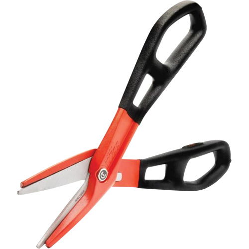 13" Serrated Aluminum Tinner Snip with Dipped Handle, 3" Cut Length, Straight Cut Brunswick Fyr & Safety