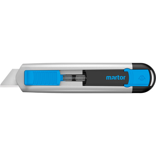 Secunorm 525 Retractable Safety Knife with Blunt Tip Blade, 18 mm, Aluminum Handle Brunswick Fyr & Safety