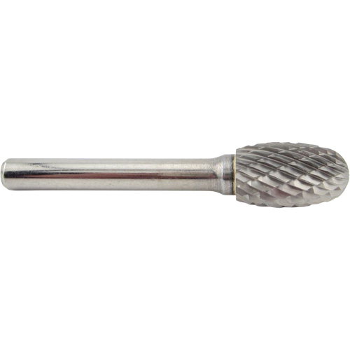 Fraise en carbure ovale &agrave; coupe agressive, SE-5, 1/2" dia., 1/4" Tige, 7/8" Prof. de la coupe Brunswick Fyr & Safety