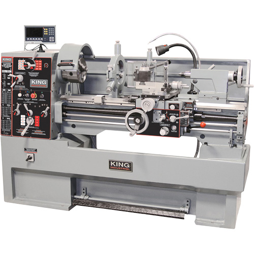 Metal Lathe/Taper Attachment with Digital Readout, 76-3/8" L x 33-1/2" W x 51-1/4" H Brunswick Fyr & Safety