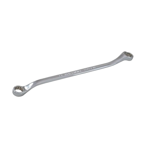 Box Wrench, 12 Point, 3/4" x 25/32", 15° Offset, Chrome Finish Brunswick Fyr & Safety