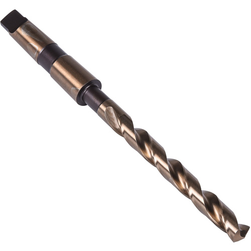 Foret &agrave; queue conique robuste, 9/16", Acier rapide au cobalt, Cannelure 4-7/8", Pointe de 135° Brunswick Fyr & Safety