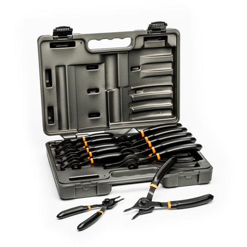 12-Piece Fixed Tip Convertible Snap Ring Plier Set Brunswick Fyr & Safety