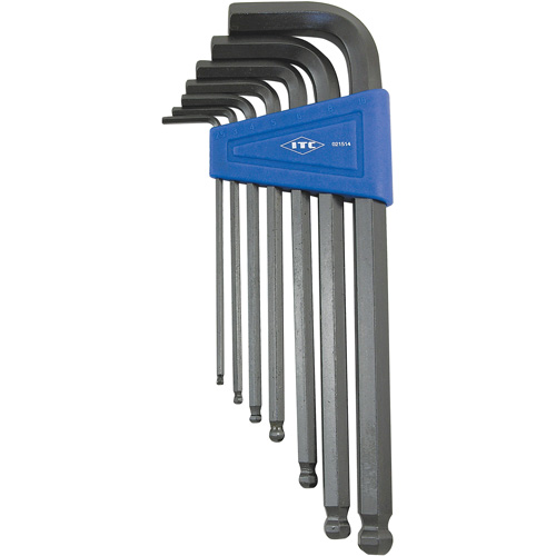 Ball Nose Hex Key Set, 7 Pcs., Metric Brunswick Fyr & Safety