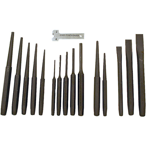 Punch & Chisel Set, 16 Pieces Brunswick Fyr & Safety