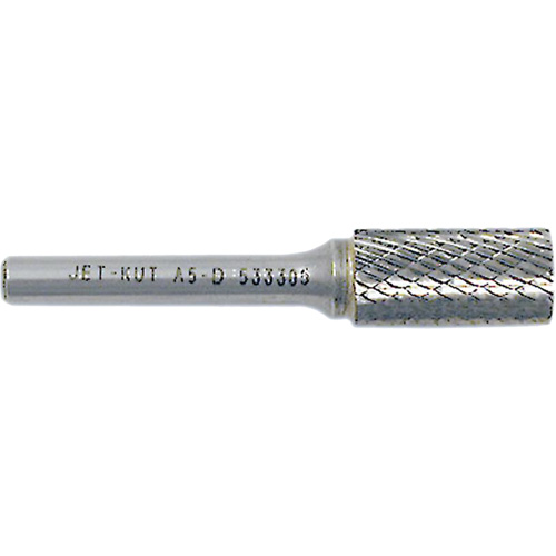 Cylindrical Burr, 5/8" Dia., 1/4" Shank, 1" Depth of Cut Brunswick Fyr & Safety