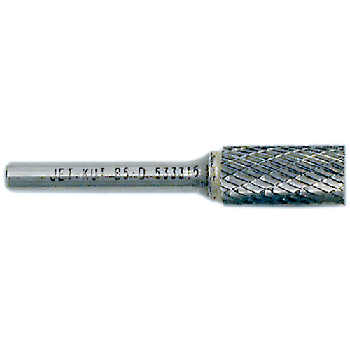 End-Cut Cylindrical Burr, 1/2" Dia., 1/4" Shank, 1" Depth of Cut Brunswick Fyr & Safety