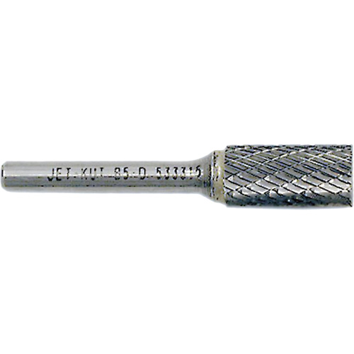 End-Cut Cylindrical Burr, 5/8" Dia., 1/4" Shank, 1" Depth of Cut Brunswick Fyr & Safety