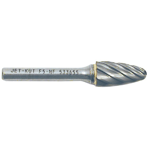 Fraise &agrave; bout rond F5-NF 1/4" pour aluminium/mat&eacute;riaux non ferreux, 1/2" dia. Brunswick Fyr & Safety