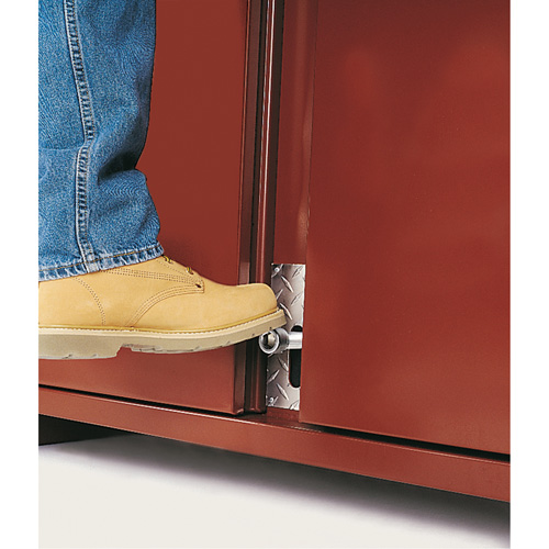 Jobsite Shelf Cabinet, Steel, 47.5 Cubic Feet, Red Brunswick Fyr & Safety