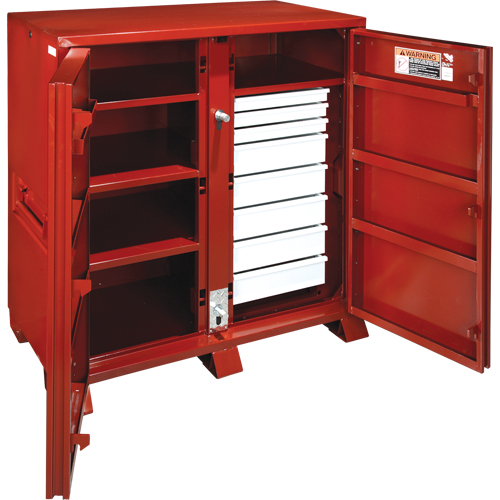 Drawer Cabinet, 60-1/8" W x 53-1/4" H x 30-1/4" D, 58.7 Cubic Feet Capacity Brunswick Fyr & Safety