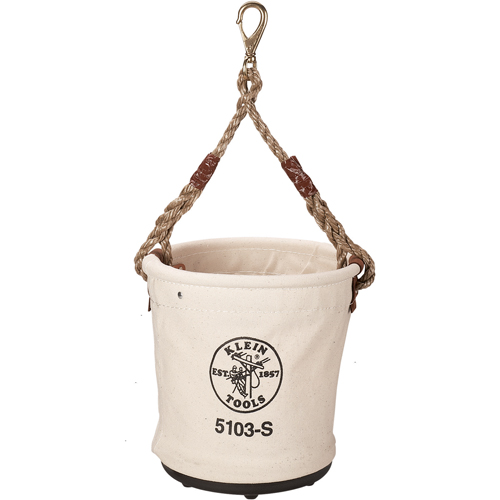 Seau &agrave; outils, 12" lo x 12" la x 12" h, Toile, Beige Brunswick Fyr & Safety