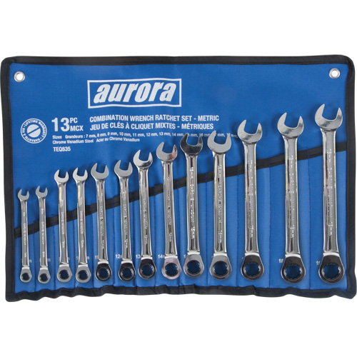 Fixed Head Wrench Set, Combination, 13 Pieces, Metric Brunswick Fyr & Safety