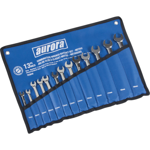 Fixed Head Wrench Set, Combination, 13 Pieces, Metric Brunswick Fyr & Safety