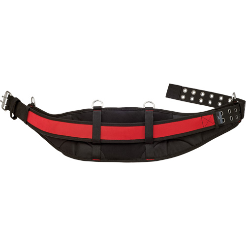 Ceinture de travail matelass&eacute;e, Nylon, Noir/Rouge Brunswick Fyr & Safety