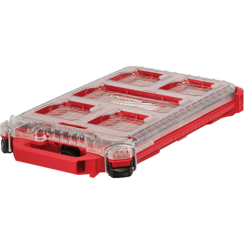 Organisateur profil&eacute; et compact Packout, 16-2/5" x 9-3/4" x 2-1/2", Noir/Rouge Brunswick Fyr & Safety