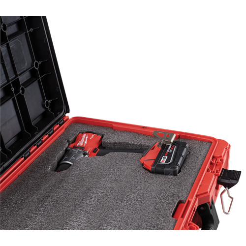 Coffre &agrave; outils avec partitions ajustables Packout, 20-7/10" x 15-1/5" x 6-1/5", Noir/Rouge Brunswick Fyr & Safety