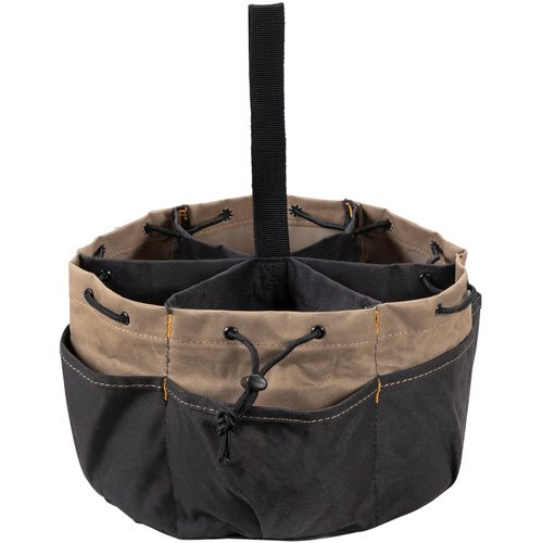 BUCKETBAG Tool Bag, Polyester, 18 Pockets, Black Brunswick Fyr & Safety