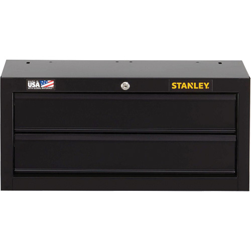 100 Series Middle Tool Chest, 26" W, 2 Drawers, Black Brunswick Fyr & Safety