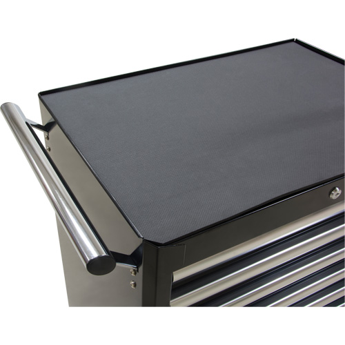 Industrial Tool Cart, 7 Drawers, 27" W x 18-3/4" D x 39" H, Black Brunswick Fyr & Safety