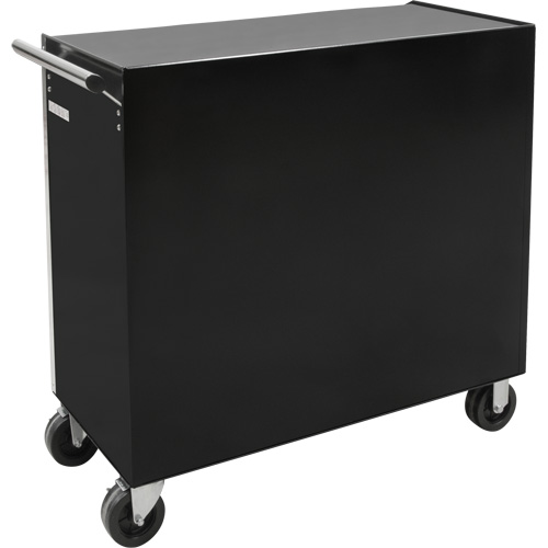 Industrial Tool Cart, 11 Drawers, 41" W x 18-3/4" D x 39-1/3" H, Black Brunswick Fyr & Safety