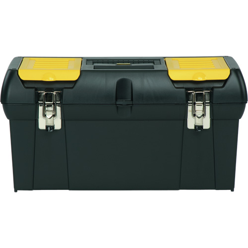 2000 Series Tool Box with Tray, 24" W x 11-1/4" D x 11" H, Black/Yellow Brunswick Fyr & Safety