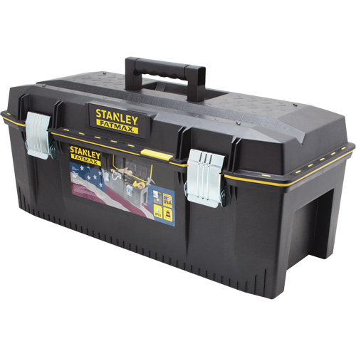 FatMax&reg; Structural Foam Tool Box, 28" W x 12-1/2" D x 11" H, Black/Yellow Brunswick Fyr & Safety